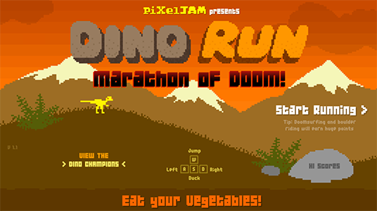 Dino Run SE and its soundtrack temporarily free – Destructoid