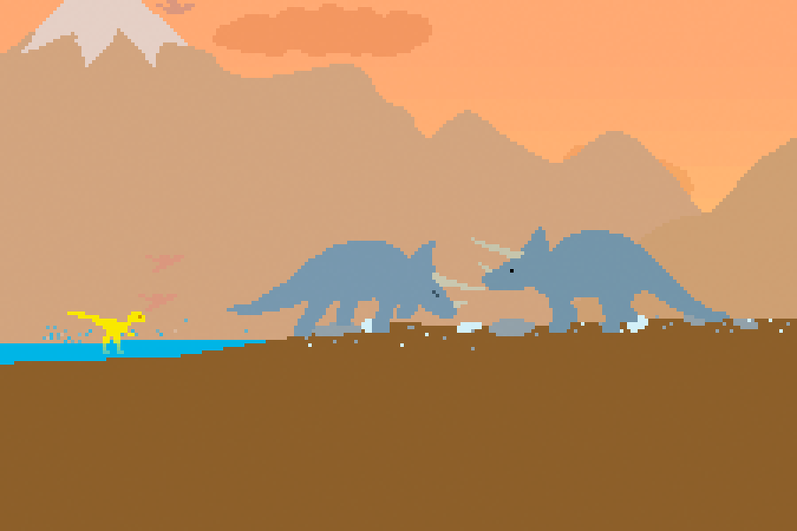 Wingless Little People — pixeljamgames: Introducing Dino Run DX FREERUN